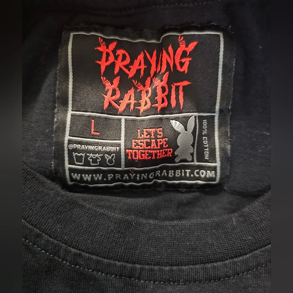 Praying Rabbit Graphic Tees - Picture 6 of 6
